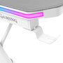 Mars Gaming MGDXLRGBW Mesa Gaming Ergonómica RGB Blanco Grande