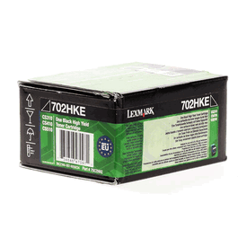 Lexmark Cartucho de Tóner 702HKE Negro (70C2HKE) XL