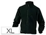 Deltaplus Chaqueta Polar con Cremallera 2 Bolsillos Negro Talla XL