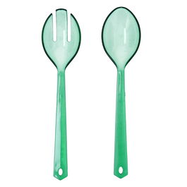 Set 2 Cubiertos Poliestireno Iris Quid 28x6x0,5 cm