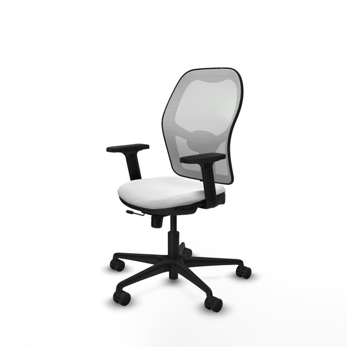 PIQUERAS Y CRESPO Silla de oficina Jorquera Blanca con mecanismo Sincro/Traslack PIQUERAS Y CRESPO Silla de oficina Jorquera Blanca con mecanismo Sincro/Traslack