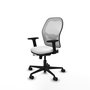 PIQUERAS Y CRESPO Silla de oficina Jorquera Blanca con mecanismo Sincro/Traslack