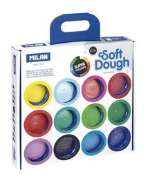 Pasta Modelar Milan Soft Dough Maletin De 16 (Botes De 30 Gr.)
