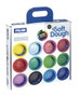 MILAN Maletín de Pasta Modelar Soft Dough de 16 Colores Surtidos