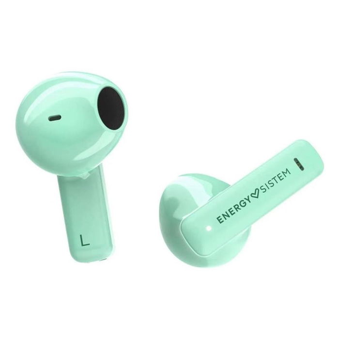 Energy Sistem StreetMusic Auriculares True Wireless Inalámbricos Bluetooth, 20h Batería, Driver 13mm, Estuche Carga, Color Menta