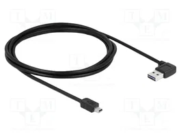 DeLOCK Cable USB 2.0 de 2 m con conectores USB-A y Mini-USB
