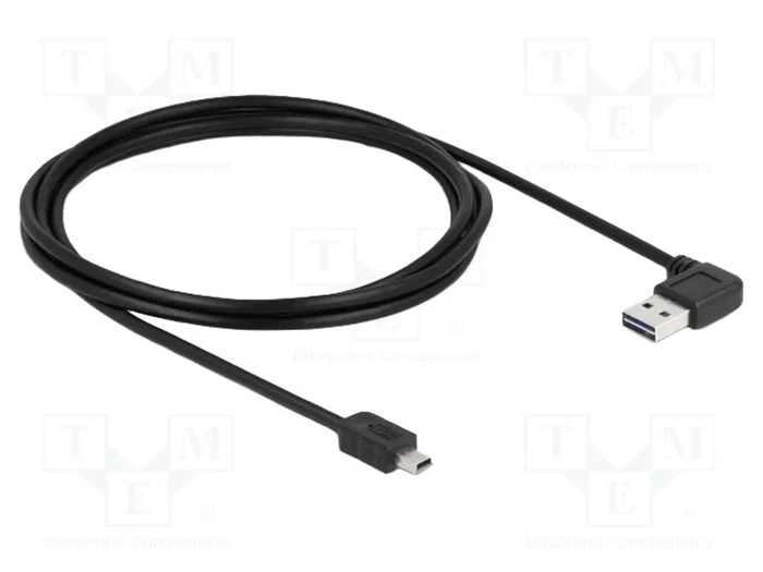 DeLOCK Cable USB 2.0 de 2 m con conectores USB-A y Mini-USB DeLOCK Cable USB 2.0 de 2 m con conectores USB-A y Mini-USB