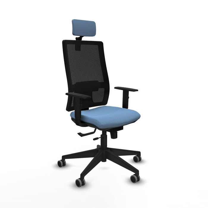 PIQUERAS Y CRESPO Silla de oficina Horna con mecanismo Sincro/Traslack en Azul cielo PIQUERAS Y CRESPO Silla de oficina Horna con mecanismo Sincro/Traslack en Azul cielo