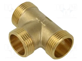 GEBO Conector en T Macho-Macho-Macho G 3/4 pulg Externo BR