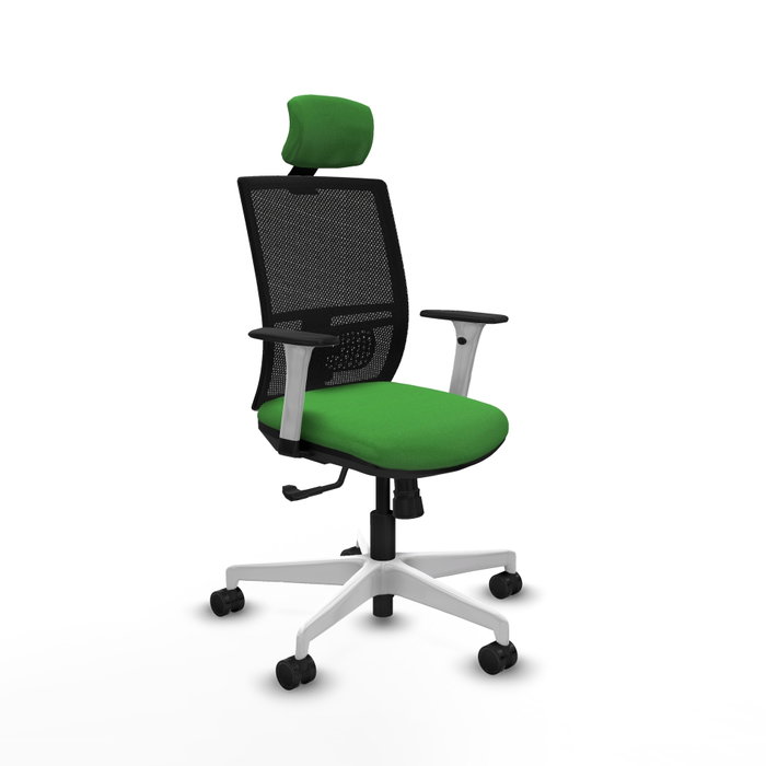 PIQUERAS Y CRESPO Silla de oficina Yunquera con mecanismo Sincro, Verde y Negro PIQUERAS Y CRESPO Silla de oficina Yunquera con mecanismo Sincro, Verde y Negro
