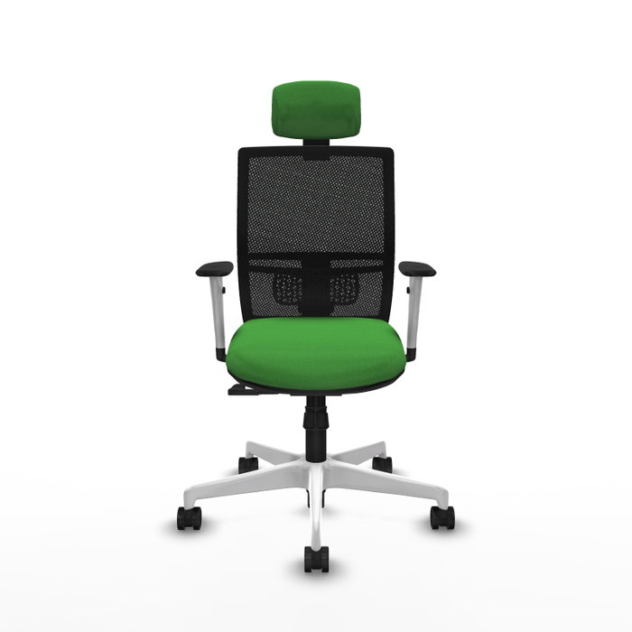 PIQUERAS Y CRESPO Silla de oficina Yunquera con mecanismo Sincro, Verde y Negro PIQUERAS Y CRESPO Silla de oficina Yunquera con mecanismo Sincro, Verde y Negro