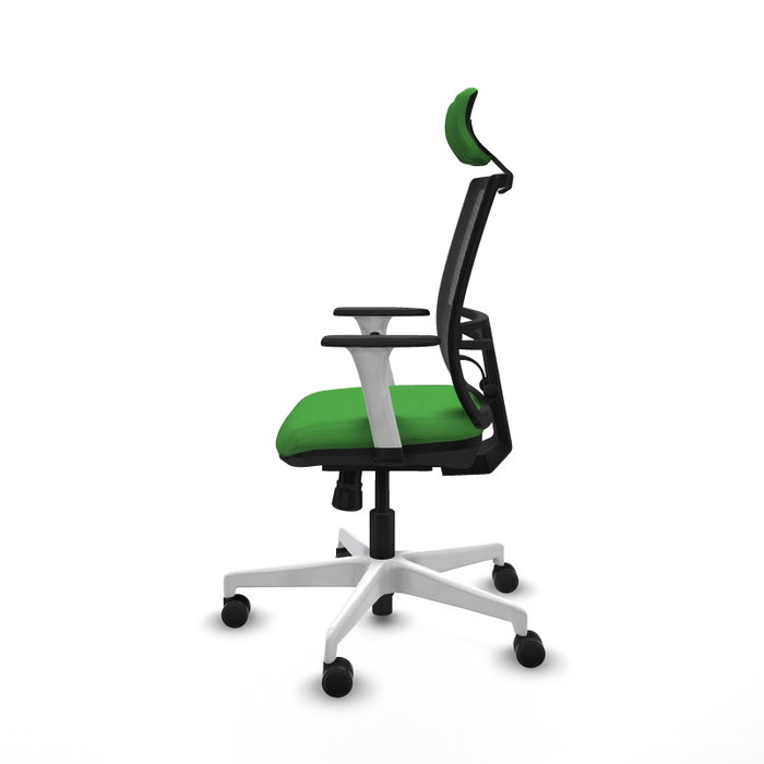 PIQUERAS Y CRESPO Silla de oficina Yunquera con mecanismo Sincro, Verde y Negro PIQUERAS Y CRESPO Silla de oficina Yunquera con mecanismo Sincro, Verde y Negro