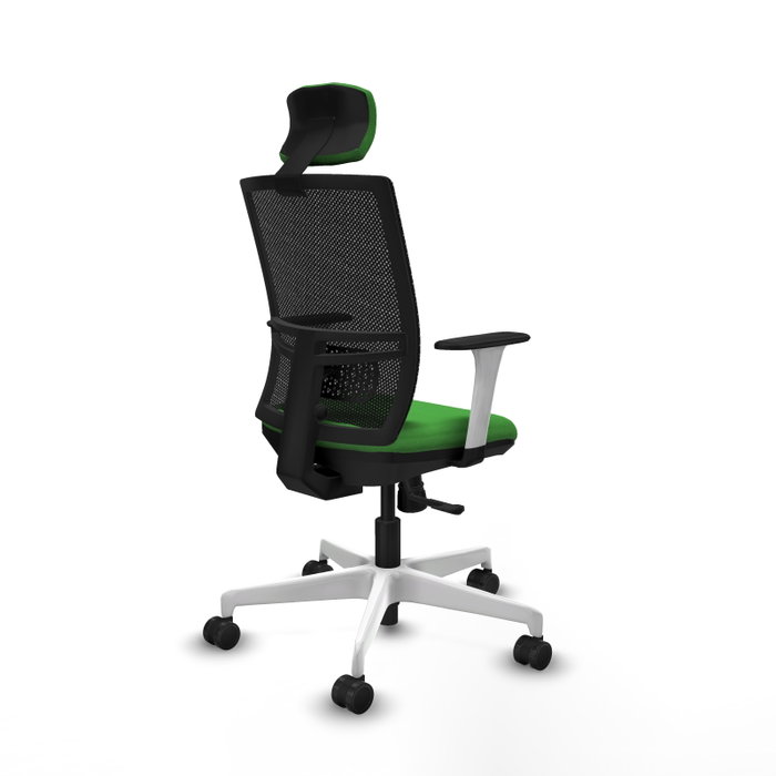 PIQUERAS Y CRESPO Silla de oficina Yunquera con mecanismo Sincro, Verde y Negro PIQUERAS Y CRESPO Silla de oficina Yunquera con mecanismo Sincro, Verde y Negro