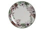 DKD Home Decor Plato de Porcelana Tropical Esmaltado Verde, 24 piezas