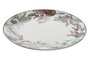 DKD Home Decor Plato de Porcelana Tropical Esmaltado Verde, 24 piezas