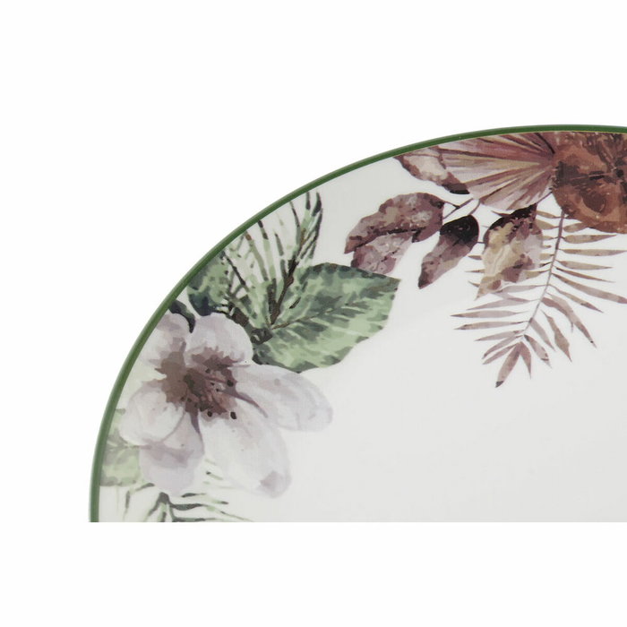 Plato Llano DKD Home Decor Flores Porcelana (27 x 27 x 2 cm) Plato Llano DKD Home Decor Flores Porcelana (27 x 27 x 2 cm)