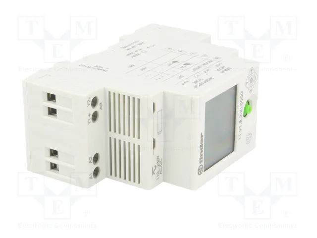 FINDER Interruptor de crepúsculo para raíl DIN 230VAC SPDT