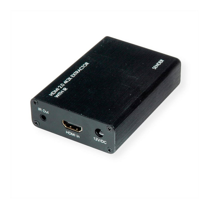 ROLINE 14.01.3417 Extensor de señal AV HDMI mediante cable Cat6a, 4K@60Hz, 45 m