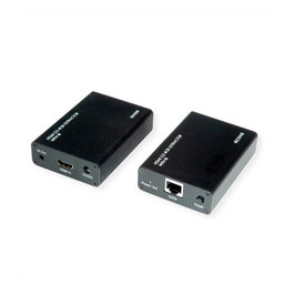 ROLINE 14.01.3417 Extensor de señal AV HDMI mediante cable Cat6a, 4K@60Hz, 45 m