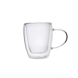 Quid Taza Doble Pared Vidrio Serenia 30 cL (6 Unidades) transparentes