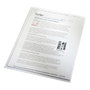 LEITZ Fundas perforadas Standard 4000 DIN A4 transparentes, 100 unidades