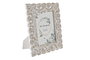 Marco Foto 15X20 Shabby DKD Home Decor Blanco 1.5 x 30 x 25 cm (4 Unidades)