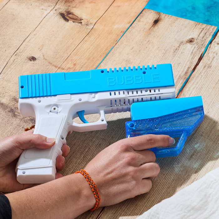 Mister Gadget Pistola Agua/Burbujas 2 En 1 Jeux Outdoor para Niños