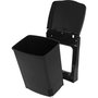 Brabantia Cubo de basura empotrado Negro 10 L