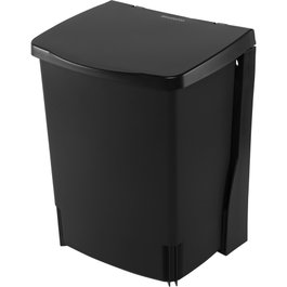 Brabantia Cubo de basura empotrado Negro 10 L
