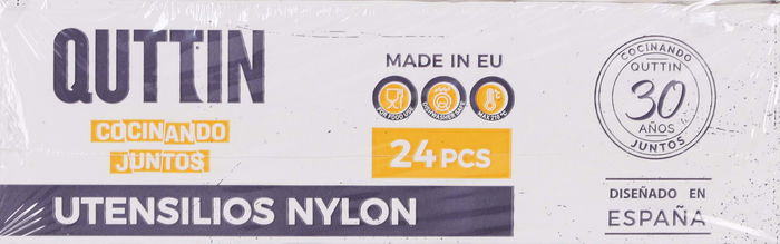 Quttin Pala Surcos Nylon Negra 32 x 7.5 cm (24 Unidades)