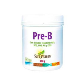 Sura Vitasan Prebiótico - Fibra con 5 Prebióticos para Microbioma Intestinal, 300 gr