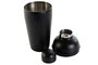 DKD Home Decor Coctelera Negra Inox 500ml Set de 5 Piezas 8 x 20 x 8 cm