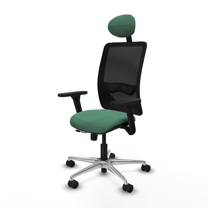 PIQUERAS Y CRESPO Silla de oficina Zulema Verde esmeralda y Negro PIQUERAS Y CRESPO Silla de oficina Zulema Verde esmeralda y Negro