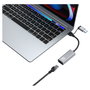 Level One USB-0423 Adaptador USB-C y USB-A a RJ45 Ethernet 2.5 Gigabit 2500 Mbps para Portátil Plug and Play Gris