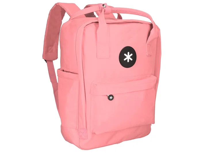 Antartik Mochila Antartik 2 asas y bolsillos exteriores coral Antartik Mochila Antartik 2 asas y bolsillos exteriores coral