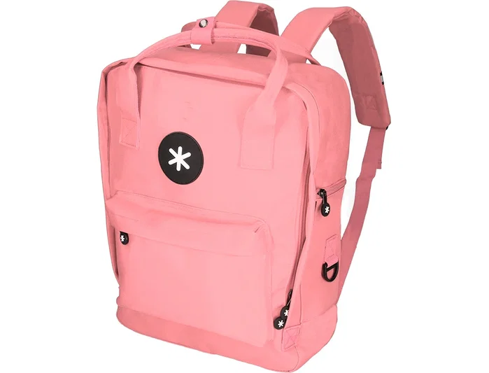 Antartik Mochila Antartik 2 asas y bolsillos exteriores coral Antartik Mochila Antartik 2 asas y bolsillos exteriores coral