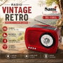 SAMI Radio Sami Vintage 3bandas corriente/solar/batería
