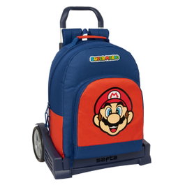 Safta Mochila Evolution Super Mario Mamma Mia con Carro