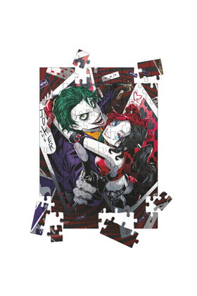 Sd Toys Puzle Joker y Harley Quinn Manga Efecto 3D