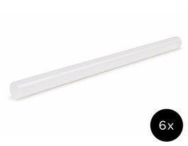 Innspiro Pack de 6 barras de silicona termofusible 1,1x15cm