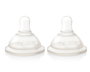 KioKids Tetinas De Recambio En Silicona Para Biberón Universal Boca Ancha +0 Meses 2 Unidades