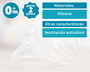 KioKids Tetinas De Recambio En Silicona Para Biberón Universal Boca Ancha +0 Meses 2 Unidades
