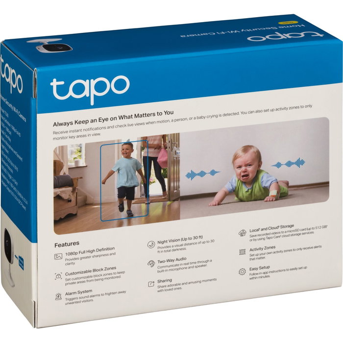 TP-Link Tapo TC60 Cámara de Vigilancia Wi-Fi Full HD