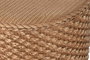 DKD Home Decor Mesita Auxiliar Balines Marron Claro 36.5 x 44 x 36.5 cm