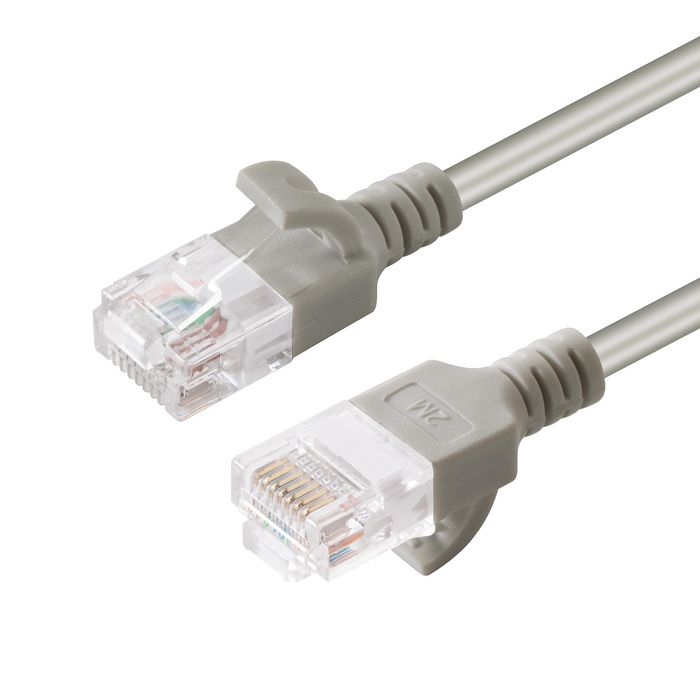 MicroConnect Cable de Red CAT6a U/UTP Slim 2m Gris MicroConnect Cable de Red CAT6a U/UTP Slim 2m Gris