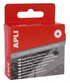 Apli Arandelas de Refuerzo 13 mm Translúcidas Caja 240 Ud