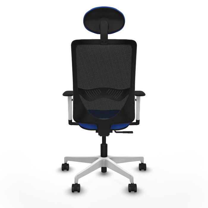 PIQUERAS Y CRESPO Silla de oficina Zulema con mecanismo Sincro, Azul y Negro