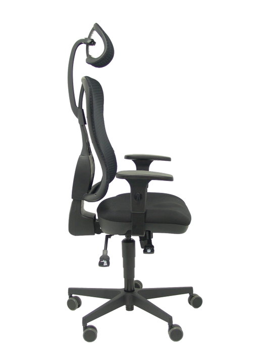 PIQUERAS Y CRESPO Silla de oficina Agudo con mecanismo Sincro, Negro