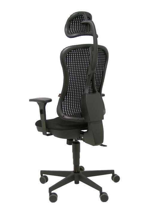PIQUERAS Y CRESPO Silla de oficina Agudo con mecanismo Sincro, Negro