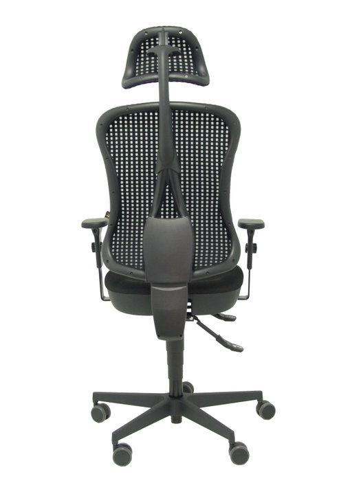 PIQUERAS Y CRESPO Silla de oficina Agudo con mecanismo Sincro, Negro